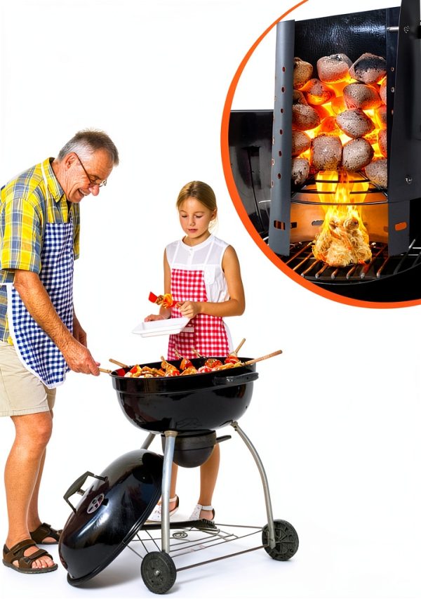 FATOK Fire Starter Natural Pine Wood Grill Camping-3
