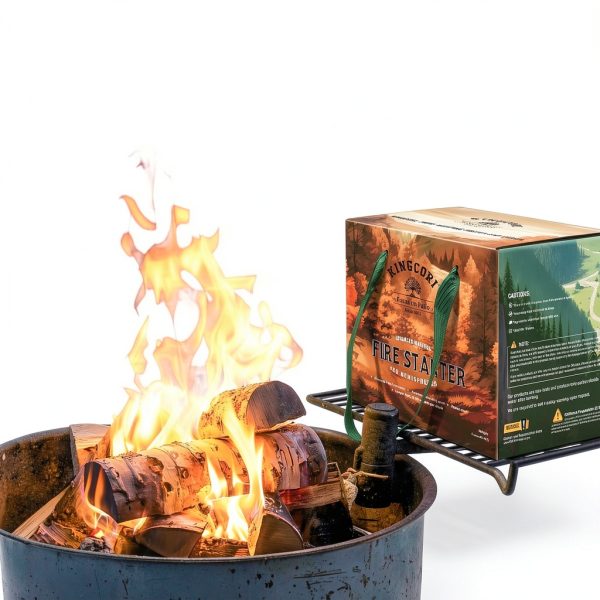 T1RTRVT Fire Starters Natural Wax Camping Outdoor Fireplace-5