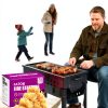 FATOK Fire Starter Natural Pine Wood Grill Camping-1