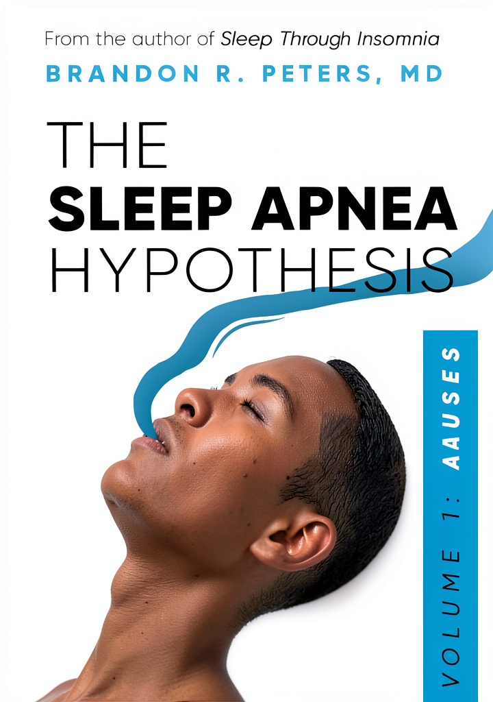 Reader using Kindle app to study sleep apnea concepts on a tablet