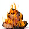 FATOK Fire Starter Natural Pine Wood Grill Camping-4