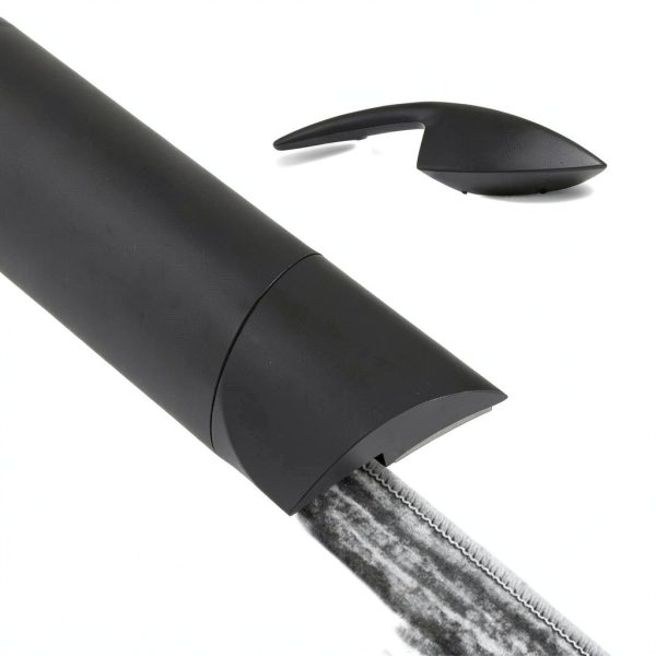 ToLanbbt Rubber Floor Transition Strip 10Ft Black-1