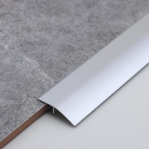 Gaahing Floor Transition Strip Aluminum Matte Silver 0.9m x 4.3cm-0