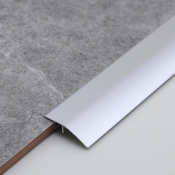 Gaahing Floor Transition Strip Aluminum Matte Silver 0.9m x 4.3cm-0