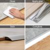 Gaahing Floor Transition Strip Aluminum Matte Silver 0.9m x 4.3cm-5