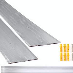 Aluminum Door Threshold SFNSM Silvery 2 Piece 48in x 5in-0