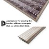 Maxiroc Floor Transition Strip Self Adhesive Threshold 40in Gray-4
