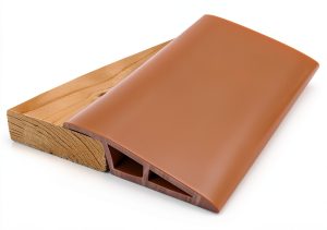 1/2" to 3/5" Height Threshold Ramp Maxiroc PVC TPE Strip Tawny Brown80-0