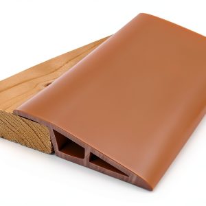 1/2" to 3/5" Height Threshold Ramp Maxiroc PVC TPE Strip Tawny Brown80-0