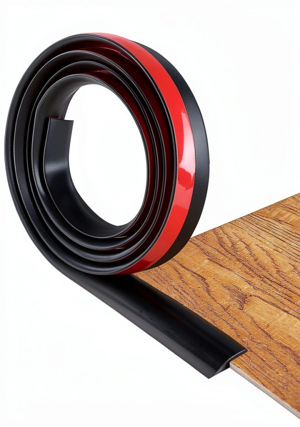 Floor Transition Strip FONUNO PVC Threshold 5mm 20ft Black-0