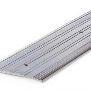 M-D Building Products 68361 Sturdy Aluminum Fluted Saddle Threshold, Mill Finish: Stylish Doorway Transition Draft Protection (1/4-Inch by 4-Inch - 36-Inch) TH041-0